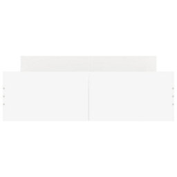 Berkfield Bed Frame with Headboard and Footboard White 140x190 cm - thumbnail 2