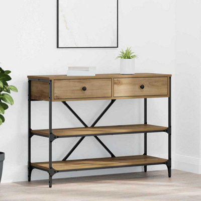 Walplus Console Table With Drawer With Shelf Other Artisan Oak - image 1