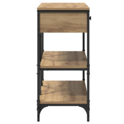 Walplus Console Table With Drawer With Shelf Other Artisan Oak - thumbnail 6