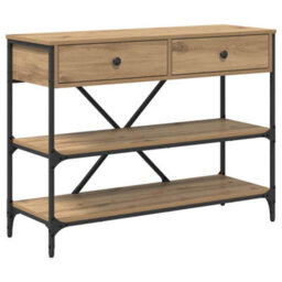 Walplus Console Table With Drawer With Shelf Other Artisan Oak - thumbnail 2