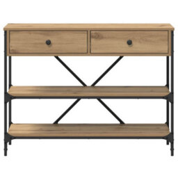 Walplus Console Table With Drawer With Shelf Other Artisan Oak - thumbnail 5