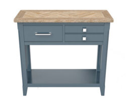 Baumhaus Signature Blue - Reclaimed Small Console Table - thumbnail 3