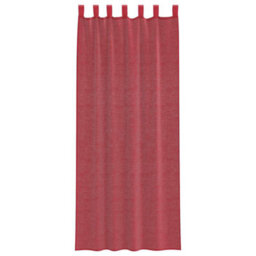 Berkfield Voile Curtains With Loops 2 Pcs Wine Red 140X260 Cm - thumbnail 4