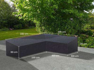 Norfolk Leisure Life Cover 10 - Lounge L-Shape Right L330Cm X W255Cm X H85/60Cm