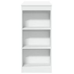 Berkfield Bar Table With Racks White 95X47X103.5 Cm Engineered Wood - thumbnail 5
