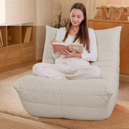 Boneless Sofa Comfy Fireside Chair Cloud Couch Ergonomic Back Support Floor Sofa - thumbnail 1