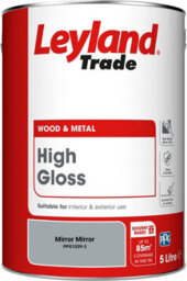 Leyland Trade Wood & Metal High Gloss Paint Mirror Mirror (Ppg1039-3) 5L - thumbnail 2