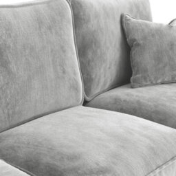 Arthur Ice Grey Armchair For Living Room - Fully Assembled By Roseland Furniture - thumbnail 4