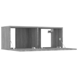 Berkfield Tv Cabinets 4 Pcs Grey Sonoma 80X30X30 Cm Engineered Wood - thumbnail 9