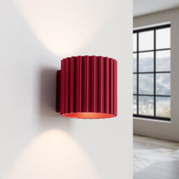 Luminosa Lighting Luminosa Aura Up & Down Wall Lamp Burgundy 1X G9 - thumbnail 3