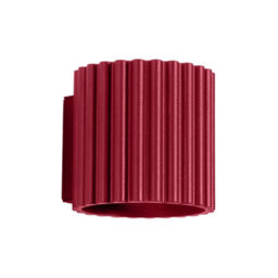 Luminosa Lighting Luminosa Aura Up & Down Wall Lamp Burgundy 1X G9 - thumbnail 1
