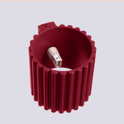 Luminosa Lighting Luminosa Aura Up & Down Wall Lamp Burgundy 1X G9 - thumbnail 7
