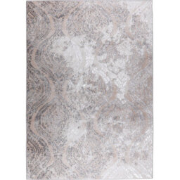 Livabliss Lustro-Vintage Beige Grey Off-White Traditional Boho Living Dining Bedroom Rug 200 X 275 Cm Easy Care, Non Shedding