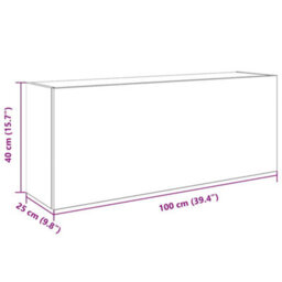 Vidaxl Bathroom Wall Cabinet Artisan Oak 100X25X40 Cm Engineered Wood - thumbnail 3