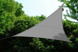 Kookaburra 2M Triangle Waterproof Silver Garden Patio Sun Shade Sail Canopy 98% Uv Block With Free Rope - thumbnail 2