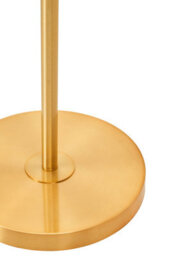 Orsina Clear Crystal Floor Lamp With Gold Metal Base, Elegant Crystal Bead Standing Lamp For Living Room - thumbnail 4