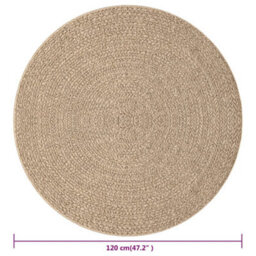 Walplus Rug Zizur 120 Cm Jute Look Indoor And Outdoor - thumbnail 7