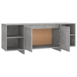 Berkfield Tv Cabinet Concrete Grey 130X35X50 Cm Engineered Wood - thumbnail 6