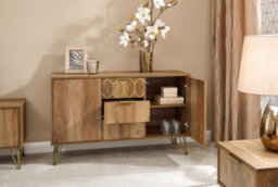 Gfw Orleans 2 Door 3 Drawer Cabinet Mango - thumbnail 2