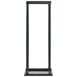 Walplus Firewood Rack With Base Black 37X37X113 Cm Steel - thumbnail 3