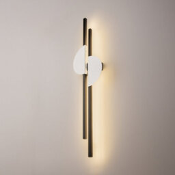 Luminosa Lighting Luminosa Skyline I Modern Integrated Led Wall Lamp Black 4000K 800Lm White Shade - thumbnail 2