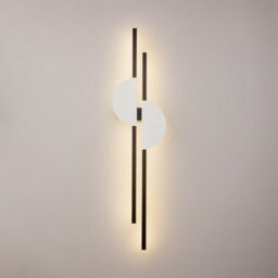 Luminosa Lighting Luminosa Skyline I Modern Integrated Led Wall Lamp Black 4000K 800Lm White Shade - thumbnail 3