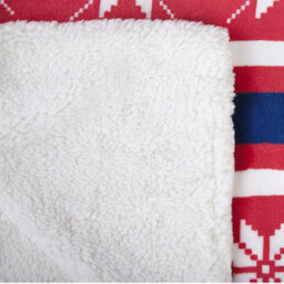 Beliani  Blanket Reka 150 X 200 Cm Red - thumbnail 6