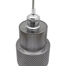 Long Life Lamps Company Modern Vintage Ceiling Pendant Lamp Shade Smoked Grey Cylindrical Glass H3045 - thumbnail 5