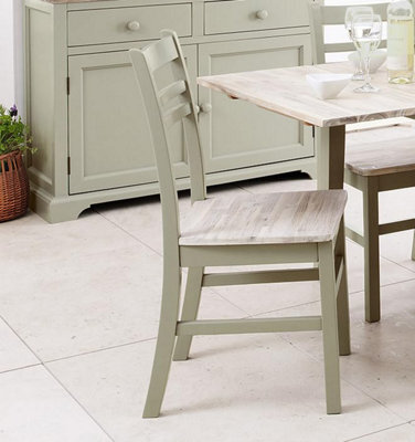 Statement Furniture Florence Country Style Wooden Chair - Sage Green - image 1