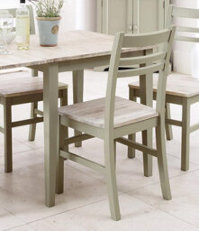 Statement Furniture Florence Country Style Wooden Chair - Sage Green - thumbnail 2