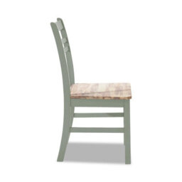 Statement Furniture Florence Country Style Wooden Chair - Sage Green - thumbnail 6