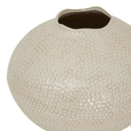Hill Interiors Zaffera Caldron Vase White/white (One Size, One Size) - thumbnail 3