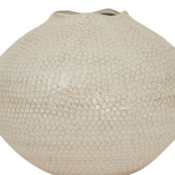 Hill Interiors Zaffera Caldron Vase White/white (One Size, One Size) - thumbnail 2
