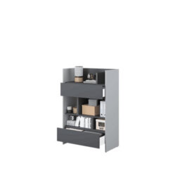 Arte Bed Concept Grey Sideboard Cabinet 92Cm - thumbnail 3
