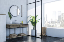 Kanlux 38894 Yalte Ip54 8W Led 90Cm Linear Wall Light In 4000K (Cool White) In A Black Finish - thumbnail 2