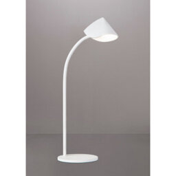 Luminosa Lighting Luminosa Capuccina Large 1 Light Table Lamp, 8.5W Led, 3000K, 610Lm, White, 3Yrs Warranty - thumbnail 2