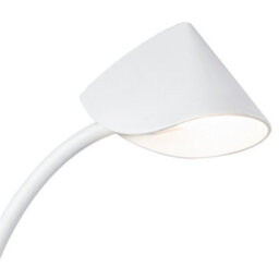 Luminosa Lighting Luminosa Capuccina Large 1 Light Table Lamp, 8.5W Led, 3000K, 610Lm, White, 3Yrs Warranty - thumbnail 4