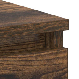 Vidaxl Desk Smoked Oak 90X45X76 Cm Engineered Wood Desks - thumbnail 9