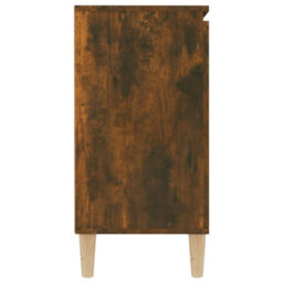 Berkfield Sideboard Smoked Oak 103.5X35X70 Cm Engineered Wood - thumbnail 5