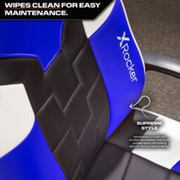 X Rocker Saturn Ergonomic Pc Office Gaming Chair - Blue - thumbnail 6