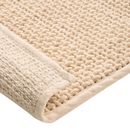 Beliani Bath Mat Karad Beige 60 X 90 Cm Cotton - thumbnail 5