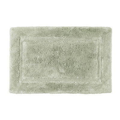 Allure Bath Fashions Bamboo Cotton Non-Slip Bath Mat - Sage Green - image 1