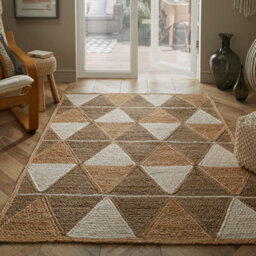Naturelle Prestbury 120X170Cm Natural Geo Handbraided Rug - thumbnail 1