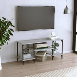 Walplus Tv Cabinet Grey Sonoma 102X35X45.5 Cm Engineered Wood - thumbnail 1