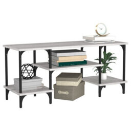 Walplus Tv Cabinet Grey Sonoma 102X35X45.5 Cm Engineered Wood - thumbnail 4