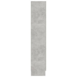 Berkfield Vitrine Cabinet Concrete Grey 82.5X30.5X150 Cm Engineered Wood - thumbnail 7