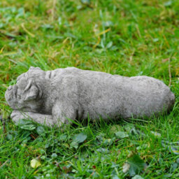 Burgess Boxer Dog Stone Statue Outdoor Garden Ornament British Made Puppy Sculpture - thumbnail 4