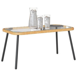 Walplus Coffee Table Brown And Black 90 X 45 X 43 Cm - thumbnail 3