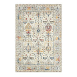 Sweeek - Multicolored Oriental/persian Pattern Indoor Rug, Cavy, 160X120X0.5 Cm - thumbnail 2