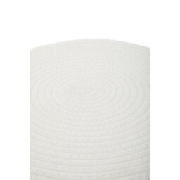 Orsina Durable White Cotton Rope Stool, Stylish Kitchen Stool For Bedroom, Versatile Design Bar Stool For Guests - thumbnail 4